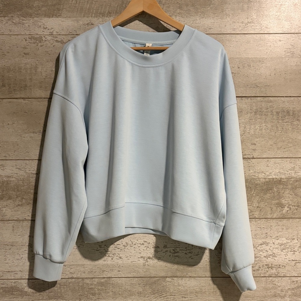 Lululemon Athletica Sky Blue Crewneck Top